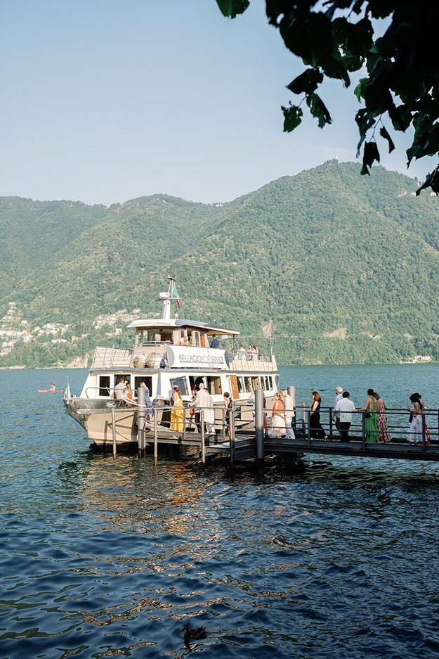 a destination wedding in lake como