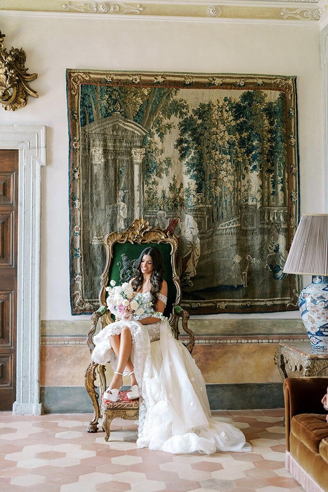 a bride who learned how to get married in italy legally