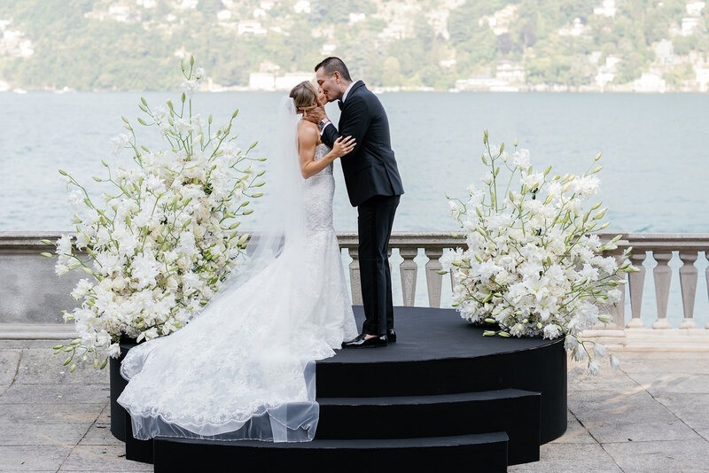 a couple getting married in italy